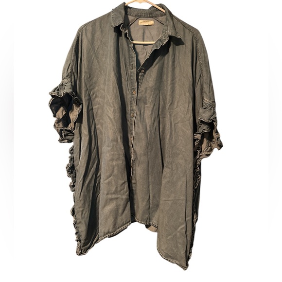 Zara Woman Denim Shirt (Premium Denim Collection) - Picture 1 of 8